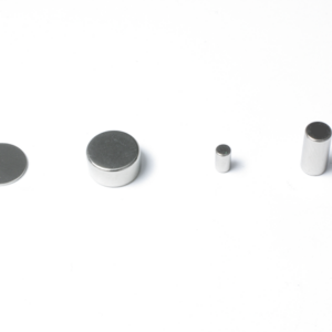 Scheibenmagnet Neodym, silber dm 10 mm, h =5,0 mm, N42, 8 Stk