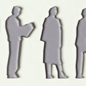 Acrylglas-Silhouettefiguren 1:50