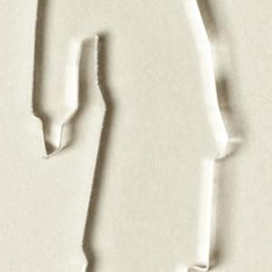 Acrylglas-Silhouettefigur (Frau) 1:25