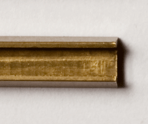 Messing I-Profil, verschiedene Dimensionen - L = 1000 mm