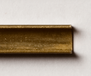 Messing U-Profil, verschiedene Dimensionen - L = 1000 mm
