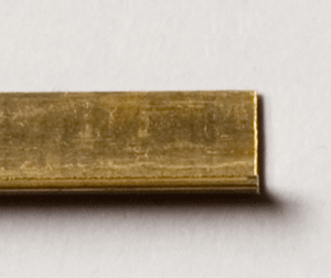 Messing L-Profil gleichseitig, verschiedene Dimensionen - L = 1000 mm