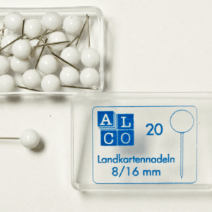 Stecknadeln, Köpfe in verschiedenen Farben - ø = 8,0 mm