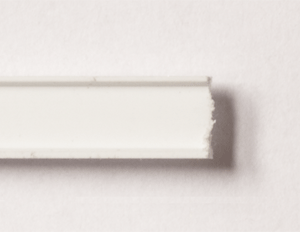 Polystyrol I Profile weiß, verschiedene Dimensionen