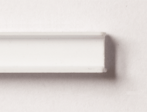 Polystyrol H Profile weiß, verschiedene Dimensionen