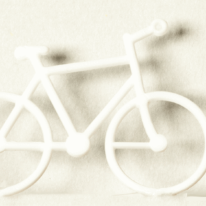 Fahrrad 1:50 weiß