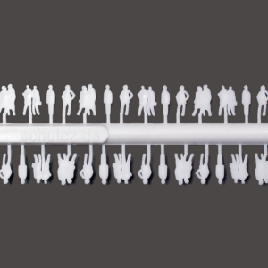 Silhouettefiguren weiß 1:200