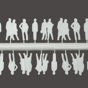 Silhouettefiguren weiß 1:100