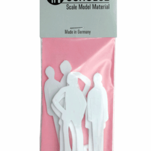 Silhouettefiguren weiß 1:25