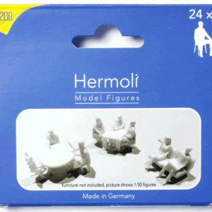 Figuren naturalistisch weiß 1:200, sitzend ”Hermoli”