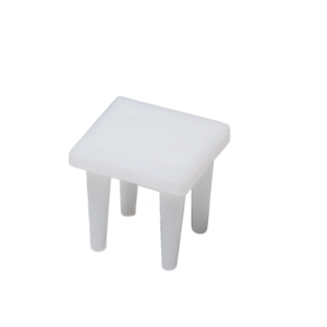Quadratischer Tisch weiß 1:100