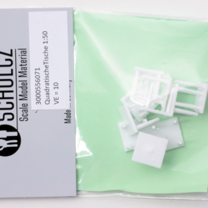 Quadratischer Tisch weiß 1:50, VE = 10
