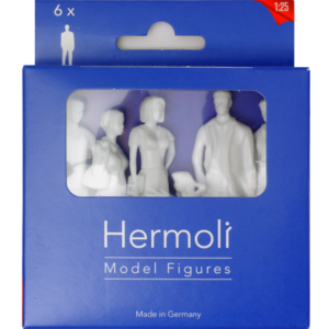 Figuren naturalistisch weiß 1:25, stehend ”Hermoli”