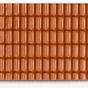 Polystyrol Dachplatte Frankfurter Pfanne ziegelrot, verschiedene Maßstäbe