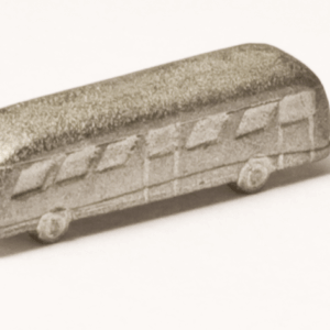Bus Zinnguß silbrig 1:500