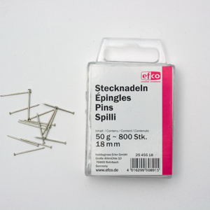Stecknadeln kleine Köpfe L = 18,   50 g