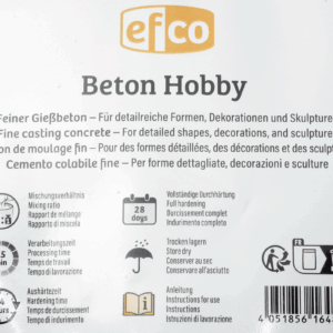 Beton Hobby  1,5 kg, zum Gießen, grau