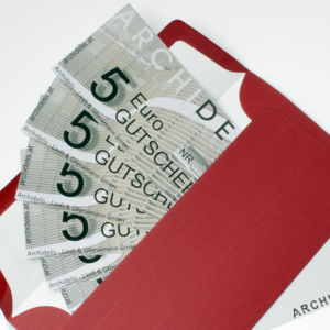 Gutschein im Wert von € 5.00