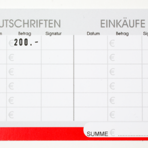 Geschenk - Gutschrift im Wert von € 200.00